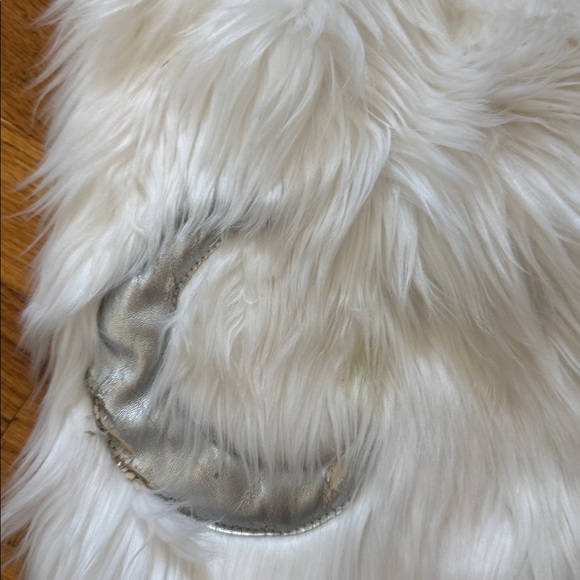 J. Valentine Astronauty Space Furry White Leg Warmers - Picture 6 of 9